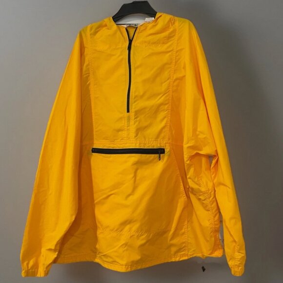 LL Bean Men’s Windbreaker Jacket Anorak XL Gold - Picture 1 of 7